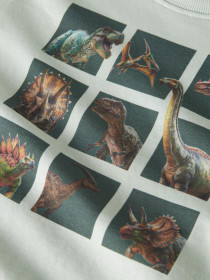 NAME IT T-shirt Voto Pale Aqua Dino Squad